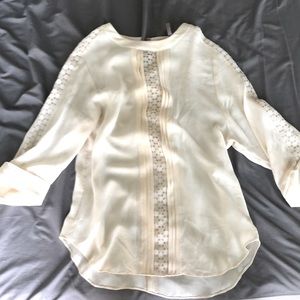 Halston Heritage 100% silk shirt size S